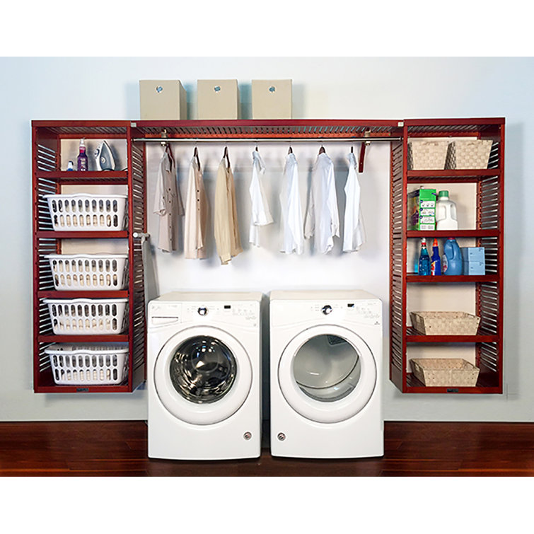 John Louis Home Premium Solid Wood Laundry Room Organizer Wayfair